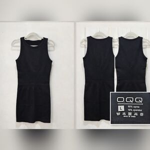 Black Sleeveless Mini Dress